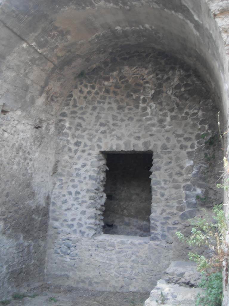 Tower II, Pompeii. May 2011.
North wall and barrel-vaulted ceiling of main room. Photo courtesy of Ivo van der Graaff.