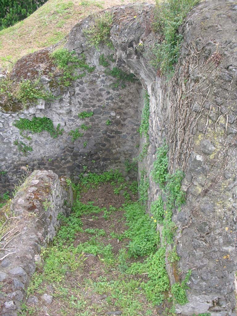 Tower VII, Pompeii. May 2010. 
Stairway down to upper south-east corner. Photo courtesy of Ivo van der Graaff. 

