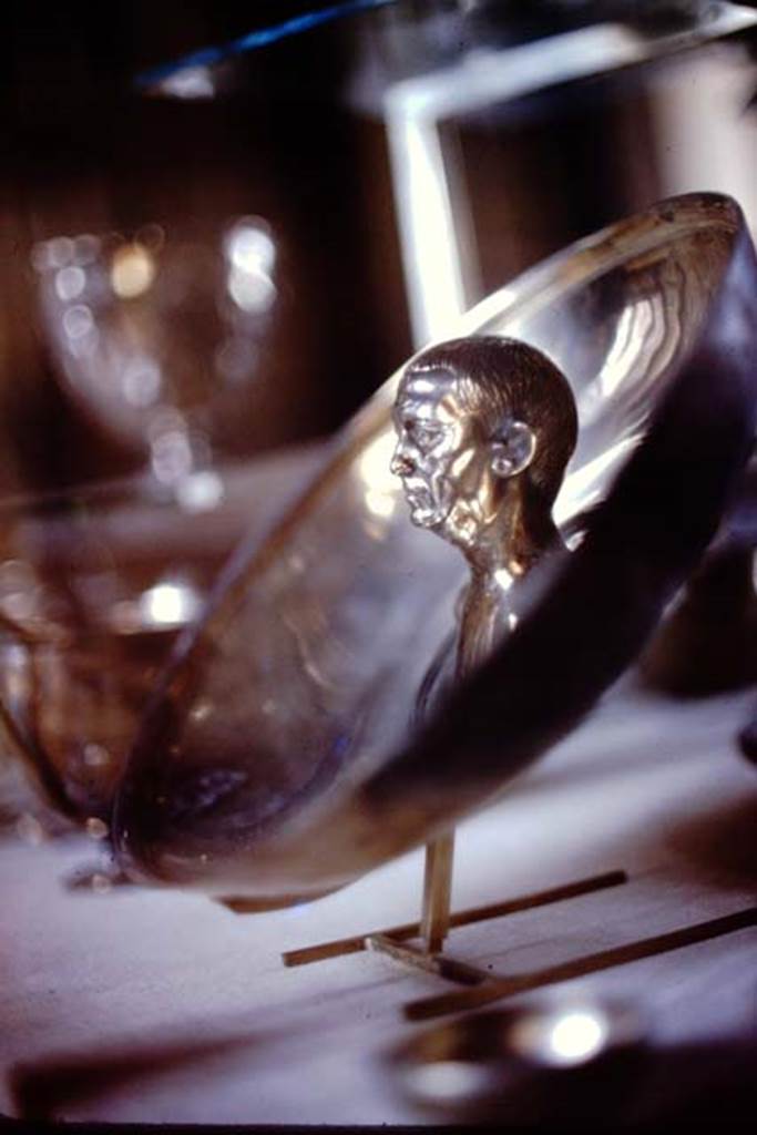 Villa della Pisanella, Boscoreale. 1974.
Silver plate with head of man prominent, part of silver treasure.. Now in the Louvre.
Photo by Stanley A. Jashemski.
Source: The Wilhelmina and Stanley A. Jashemski archive in the University of Maryland Library, Special Collections (See collection page) and made available under the Creative Commons Attribution-Non Commercial License v.4. See Licence and use details.
J74f0832