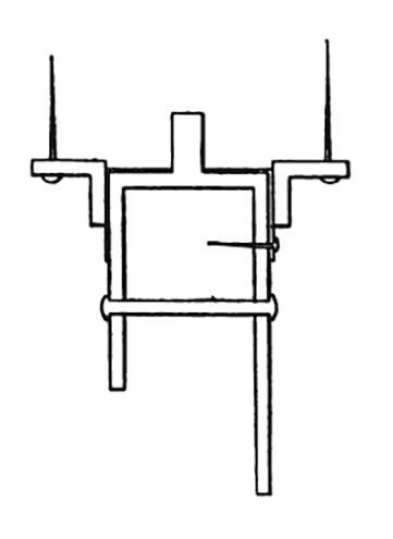 Villa della Pisanella, Boscoreale. Nubilarium V. 1897 drawing of window catch.
See Pasqui A., La Villa Pompeiana della Pisanella presso Boscoreale, in Monumenti Antichi VII 1897, (fig.72a).
