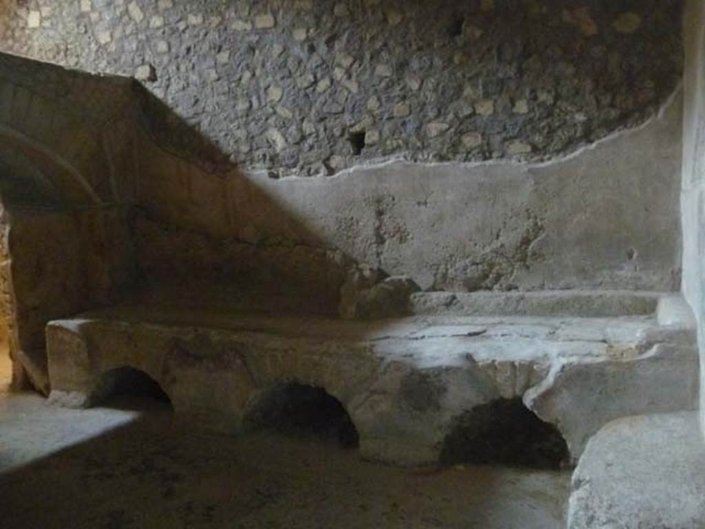 Oplontis, May 2011. Room 7, the kitchen. Looking towards the north wall with hearth. Photo courtesy of Michael Binns.