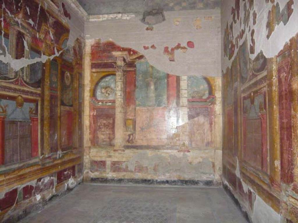Oplontis Villa of Poppea, May 2010. Room 14, looking towards the north wall. Photo courtesy of Buzz Ferebee.  