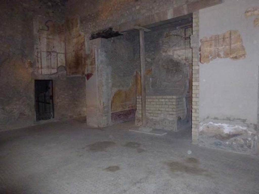 Oplontis, September 2011. Room 27, looking south-west towards the doorways to room 22 and room 1. Photo courtesy of Michael Binns.