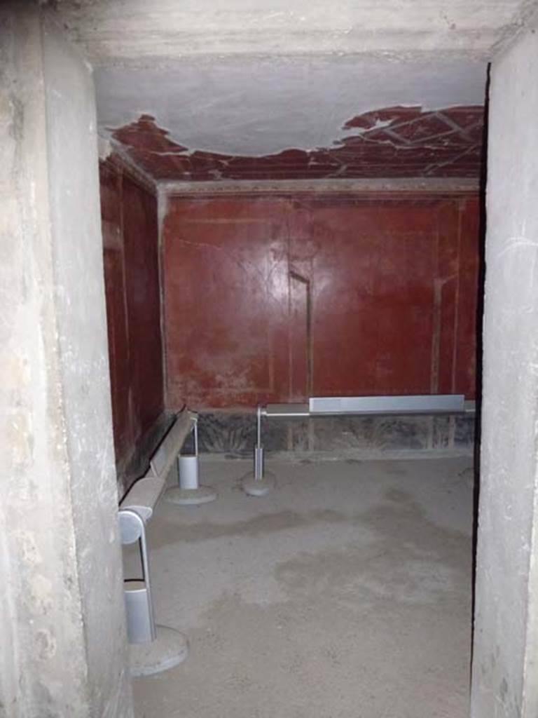Oplontis, September 2011. Room 38, doorway to cubiculum, looking towards north wall. Photo courtesy of Michael Binns.