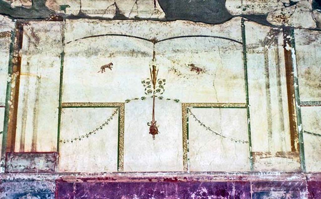 Oplontis Villa of Poppea, October 2001. Portico 40, detail from east wall. Photo courtesy of Peter Woods.