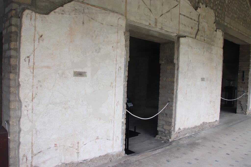 Villa of Poppaea, Oplontis, October 2023. Area 60, doorways to room 72, and 74, on right. Photo courtesy of Klaus Heese.