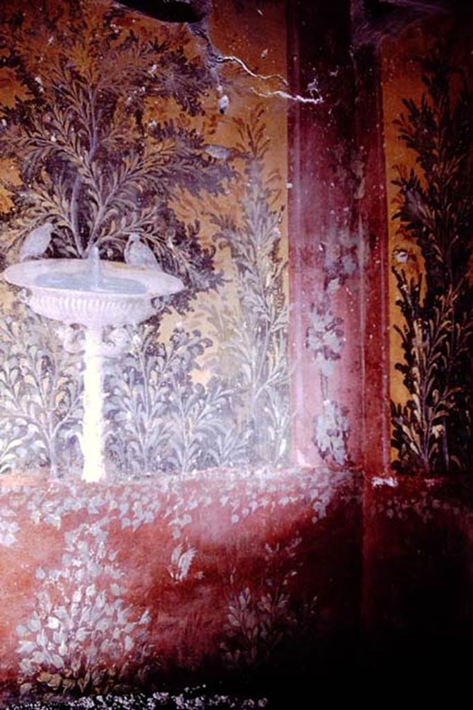 Oplontis, 1976.Room 61, a raised courtyard garden, looking towards wall paintings in south-west corner. Photo by Stanley A. Jashemski.
Source: The Wilhelmina and Stanley A. Jashemski archive in the University of Maryland Library, Special Collections (See collection page) and made available under the Creative Commons Attribution-Non Commercial License v.4. See Licence and use details. J76f0397