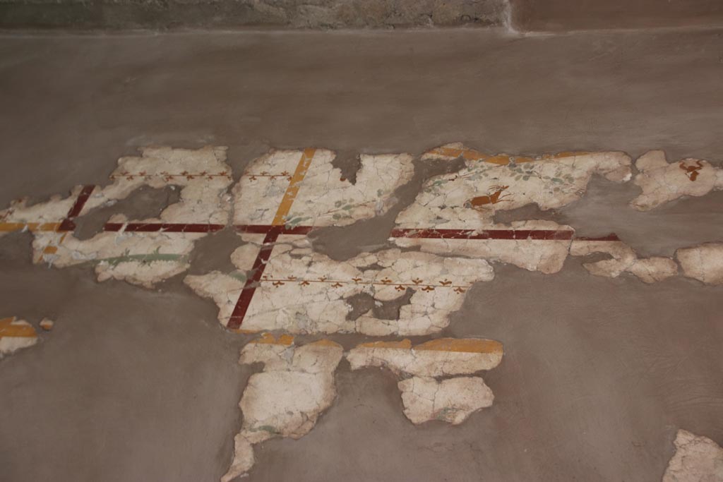 Oplontis Villa of Poppea, May 2024. Room 66, detail of decoration on ceiling. Photo courtesy of Klaus Heese.