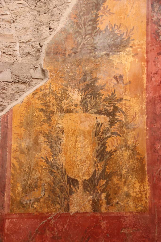 Oplontis Villa of Poppea, October 2020.
Room 68, looking towards south wall, west side of window. Photo courtesy of Klaus Heese.
