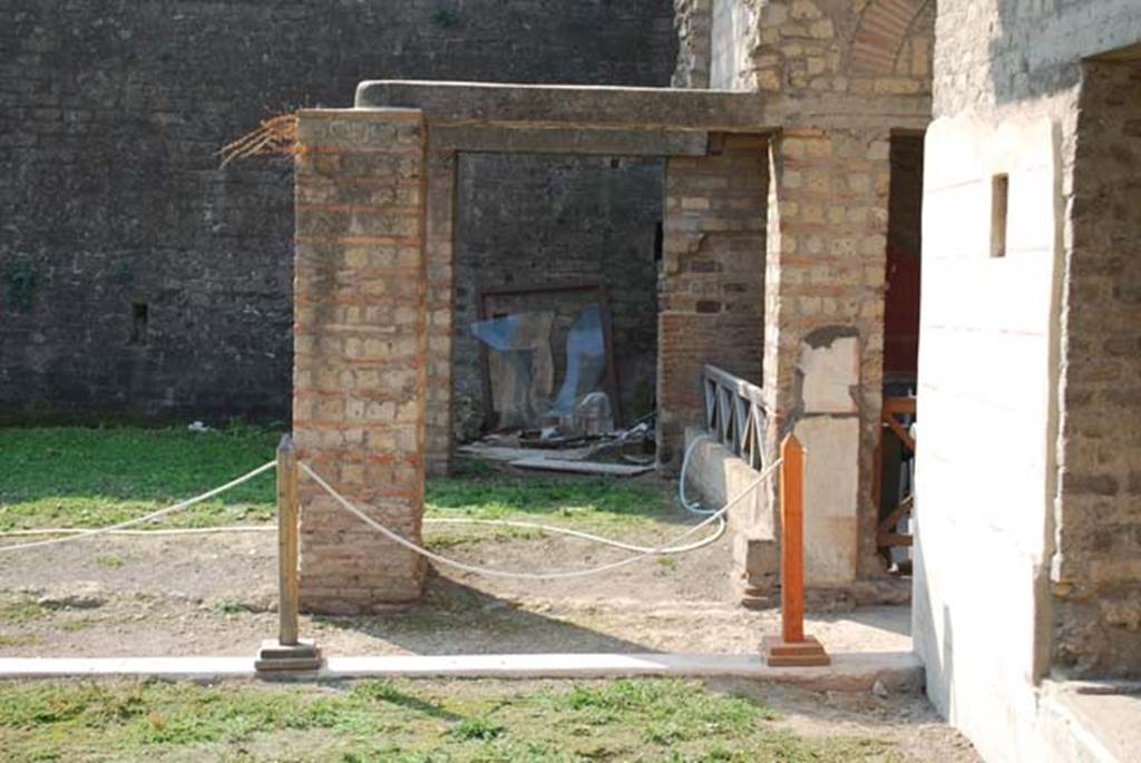 Oplontis Villa of Poppea, September 2009. Looking south into areas 85, 86 and 91
Photo courtesy of Drew Baker - from the King's College London, Villa of Oplontis Archive.