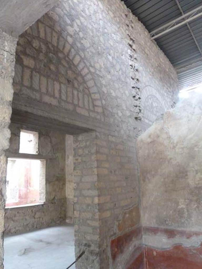 Oplontis, September 2015. Room 88, south wall, looking into room 74.