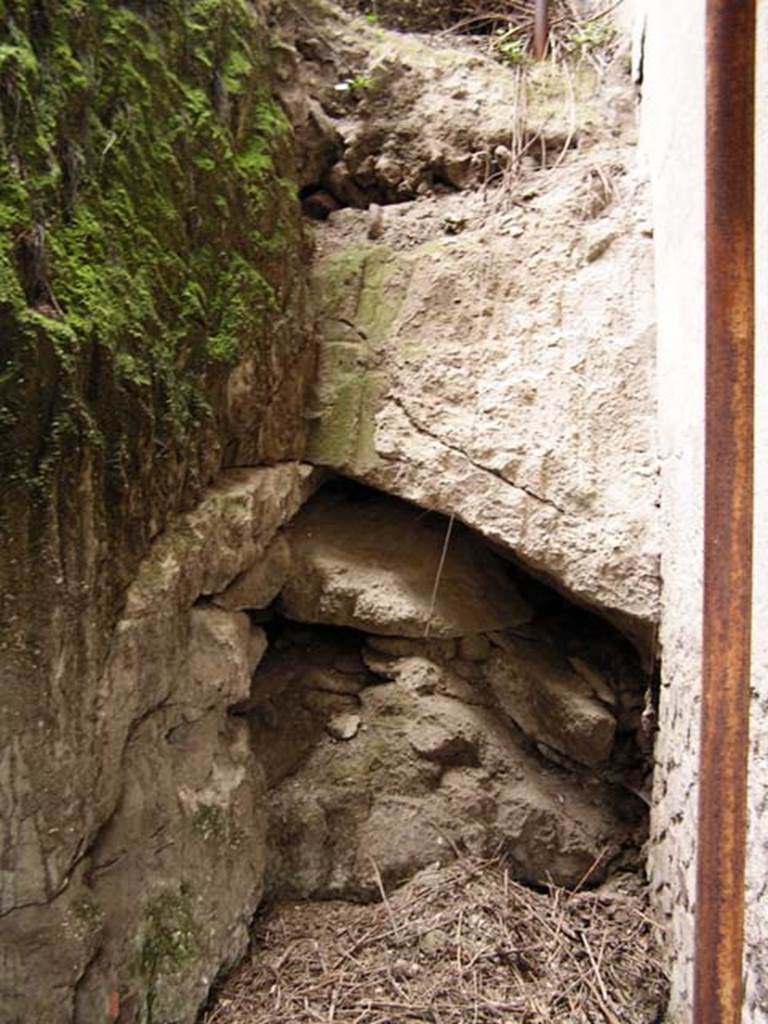 Oplontis, Villa of Lucius Crassius Tertius. March 2005. Unexcavated area.
Photo courtesy of Massimo Gravili.
