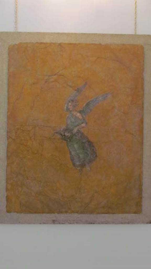 Gragnano, Villa rustica in Località Carmiano, Villa A. Room 6.
Winged flying figure. Stabiae Antiquarium, inventory number 63690.
Photo courtesy of Donna Dollings.