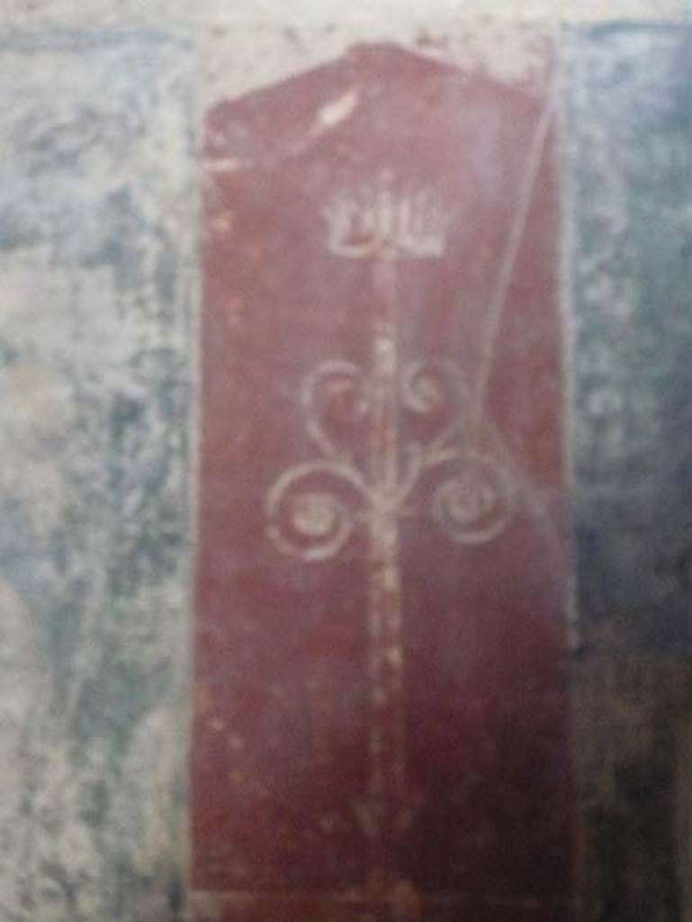 Stabiae, Secondo Complesso, May 2010. Room 19, detail from east wall.