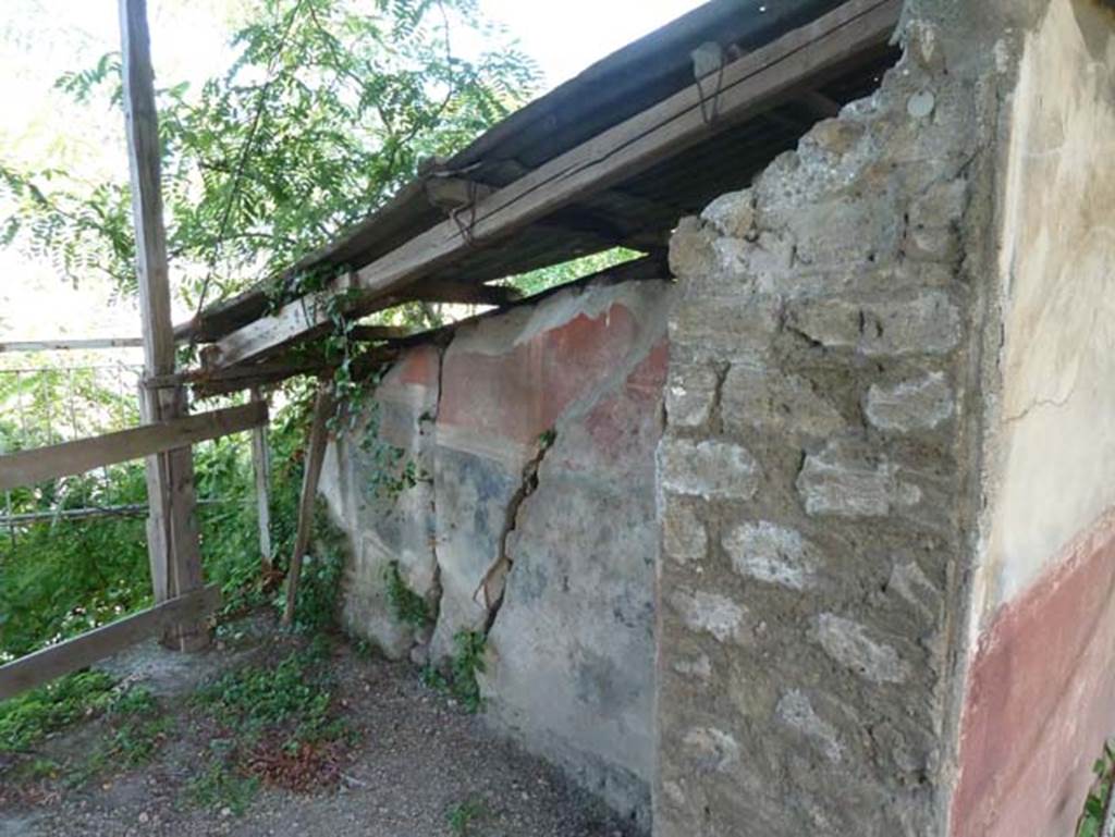 Stabiae, Secondo Complesso (Villa B), September 2015. Room 3, east wall.