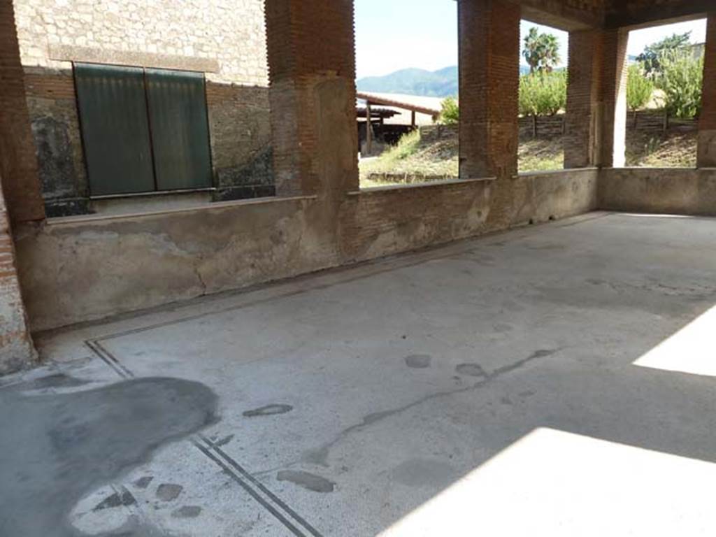 Stabiae, Villa Arianna, September 2015. Room A, east side of floor.
