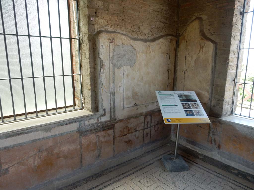 Stabiae, Villa Arianna, June 2019. Room 12, looking towards north-west corner. Photo courtesy of Buzz Ferebee.