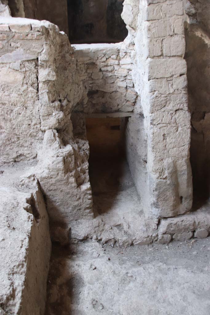 Stabiae, Villa Arianna, September 2021.
Room 28, detail from south side. Photo courtesy of Klaus Heese.