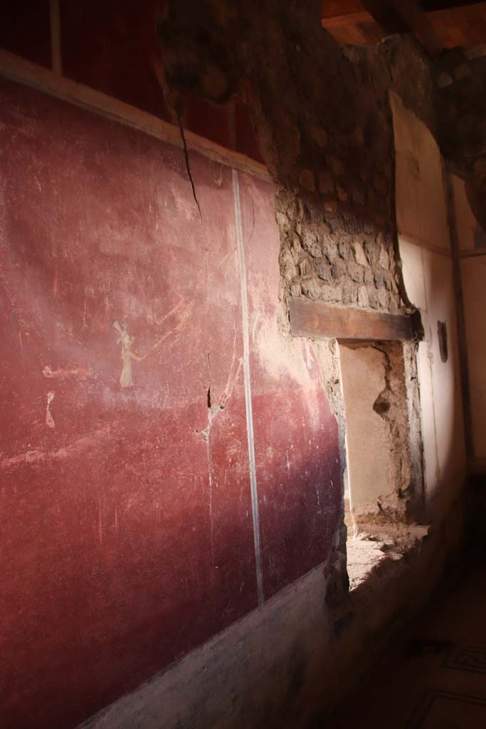 Stabiae, Villa Arianna, October 2020.
W.28, looking north along west wall. Photo courtesy of Klaus Heese.