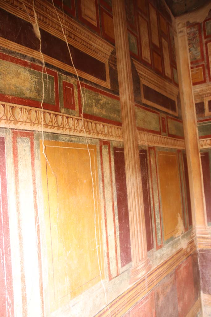 Stabiae, Villa Arianna, October 2020.
Room 45, looking north along west wall. Photo courtesy of Klaus Heese.