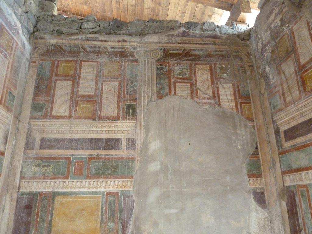 Stabiae, Villa Arianna, September 2015. Room 45, upper east wall.