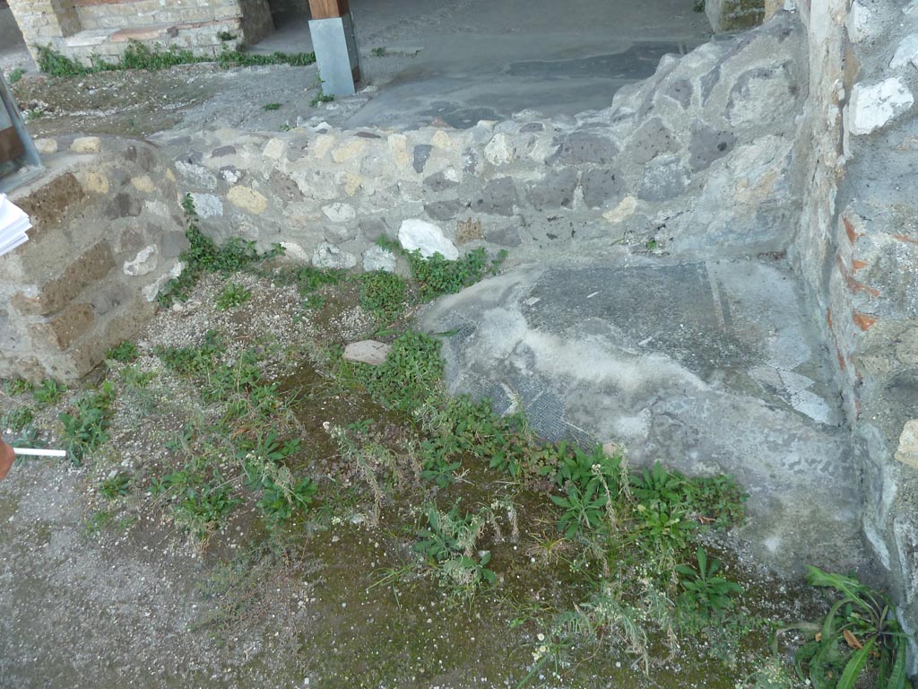 Stabiae, Villa Arianna, September 2015. Room 41, remaining part of floor of room.