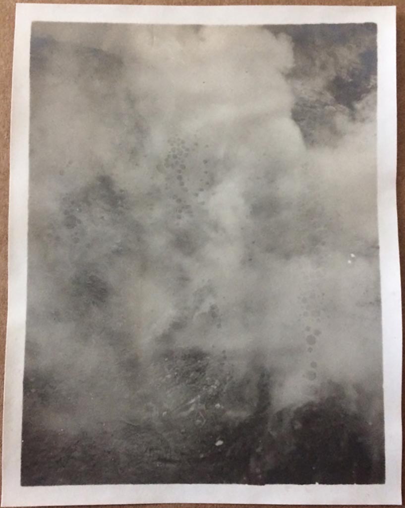 Vesuvius, August 27, 1904. Crater. Photo courtesy of Rick Bauer.