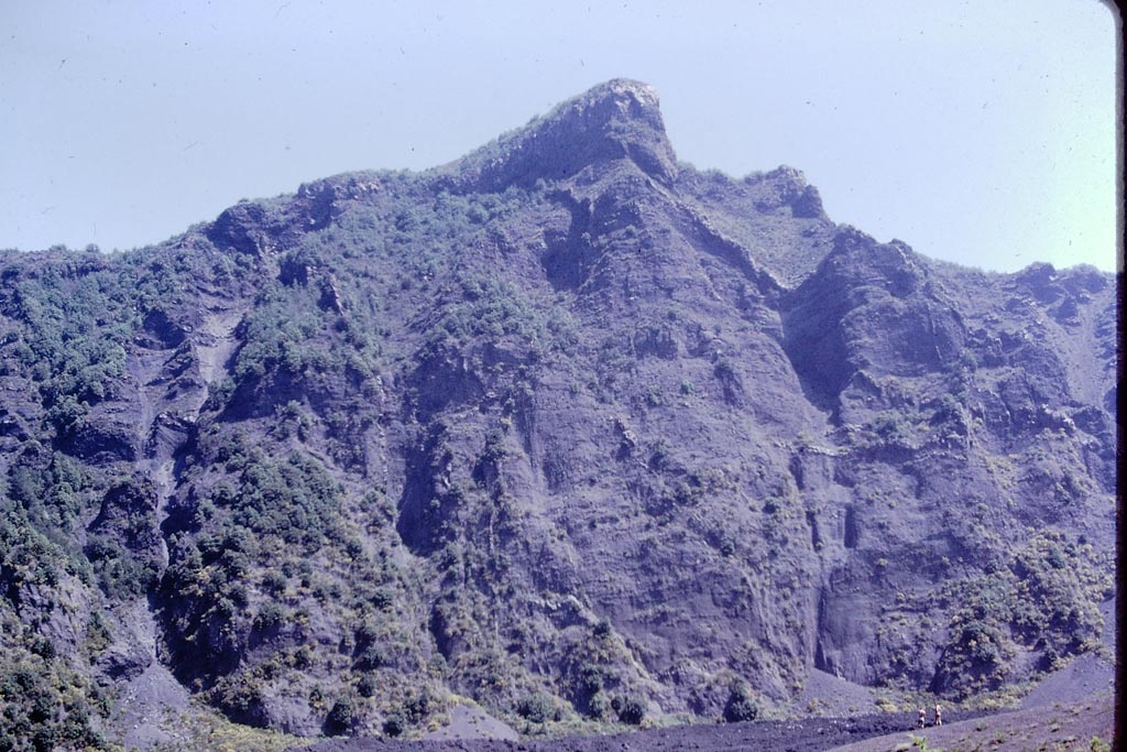 Vesuvius, 1972. Lava outcrop. Photo by Stanley A. Jashemski.
Source: The Wilhelmina and Stanley A. Jashemski archive in the University of Maryland Library, Special Collections (See collection page) and made available under the Creative Commons Attribution-Non-commercial License v.4. See Licence and use details.
J72f0040