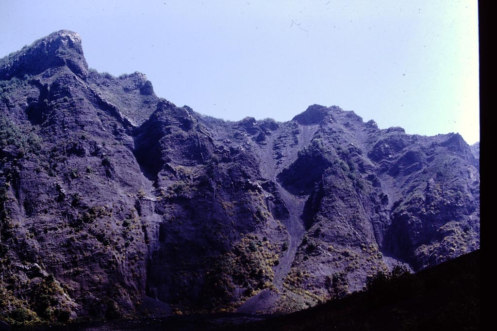 Vesuvius, 1972. Lava landscape. Photo by Stanley A. Jashemski.
Source: The Wilhelmina and Stanley A. Jashemski archive in the University of Maryland Library, Special Collections (See collection page) and made available under the Creative Commons Attribution-Non-commercial License v.4. See Licence and use details.
J72f0043
