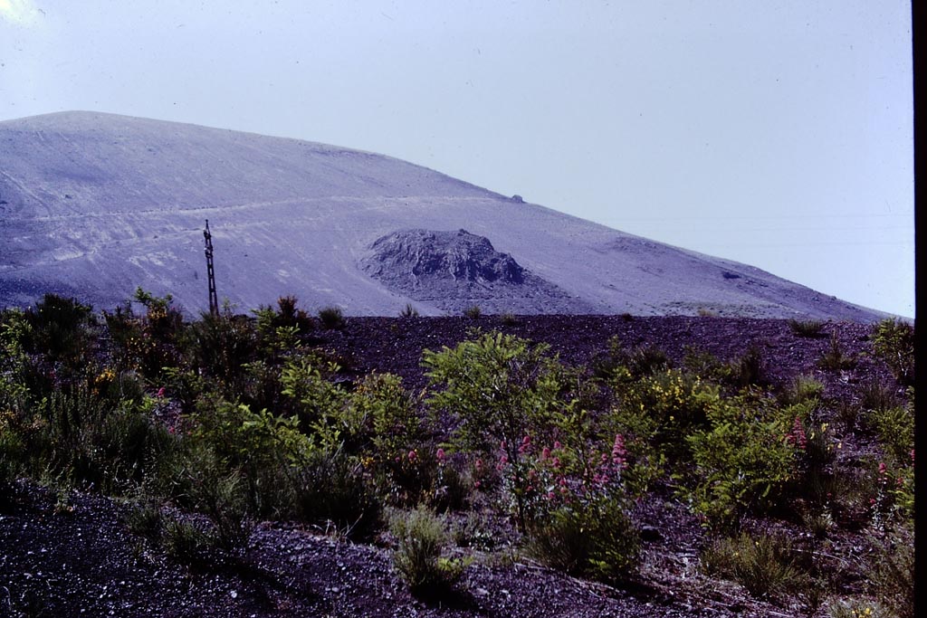 Vesuvius, 1972. Lava slope. Photo by Stanley A. Jashemski.
Source: The Wilhelmina and Stanley A. Jashemski archive in the University of Maryland Library, Special Collections (See collection page) and made available under the Creative Commons Attribution-Non-commercial License v.4. See Licence and use details.
J72f0044