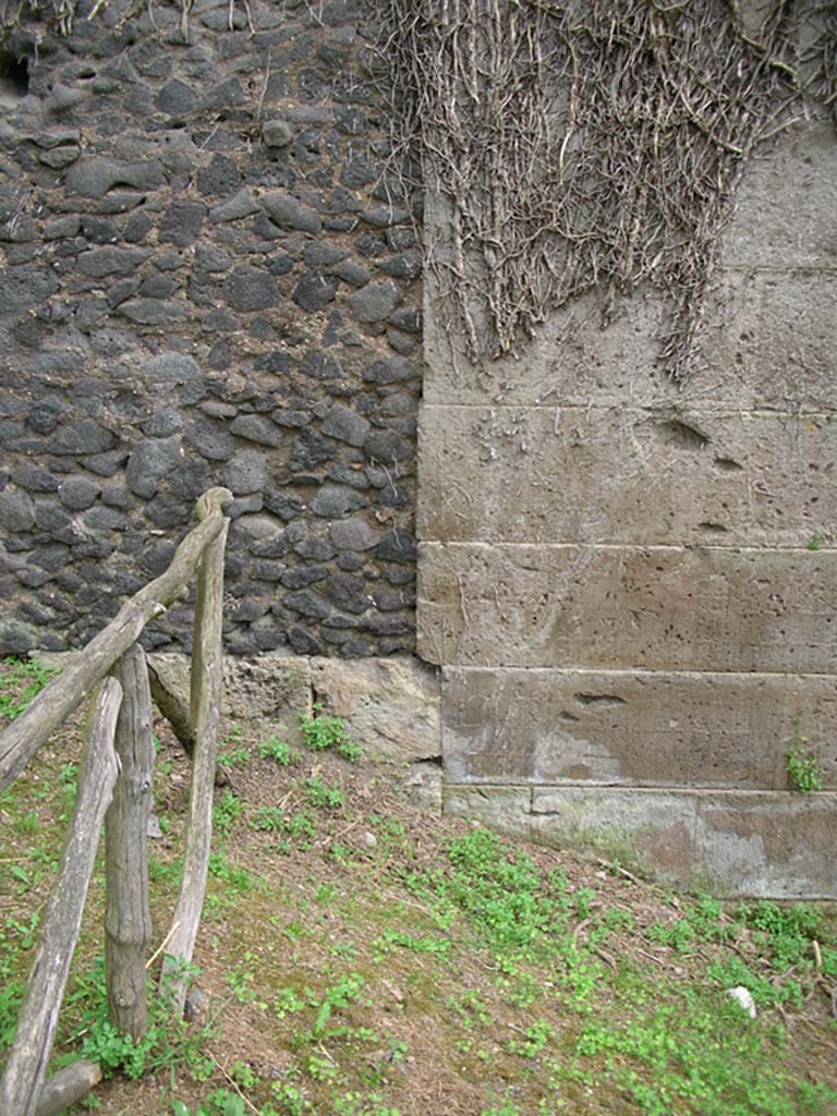 Walls on north side of Pompeii. May 2010.
Looking south at west end of City Wall. Photo courtesy of Ivo van der Graaff.